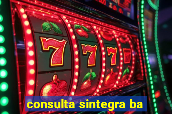 consulta sintegra ba